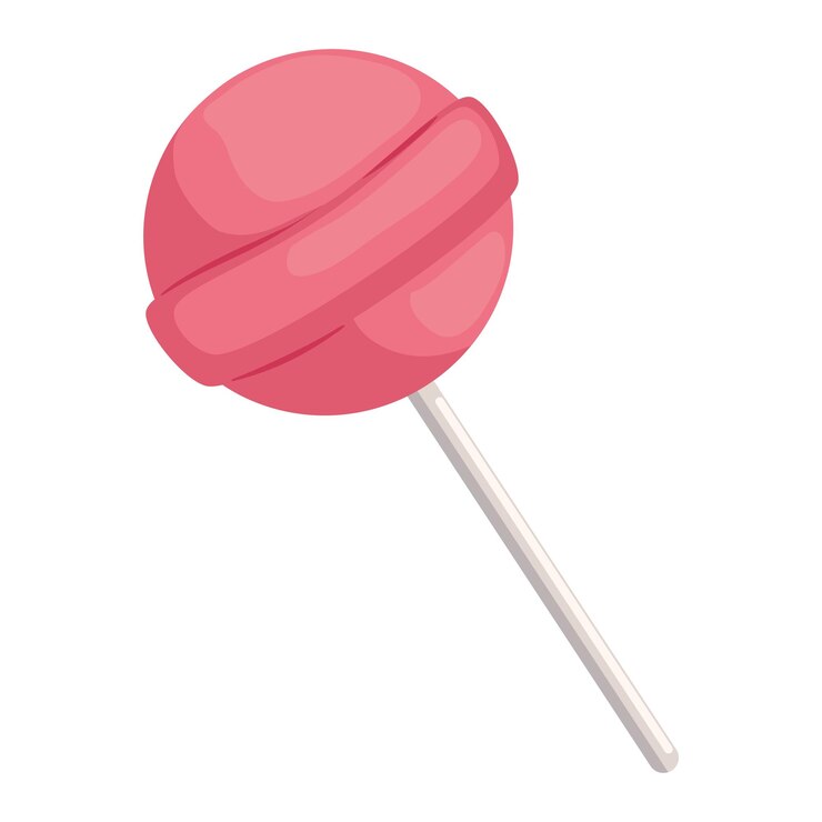Vector gratuito icono de caramelo en el palo