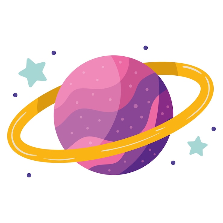 Vector gratuito icono del cosmos planeta espacial