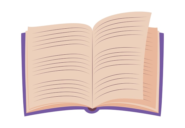 Icono del día del libro abierto