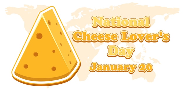 Vector gratuito icono del día nacional de los amantes del queso