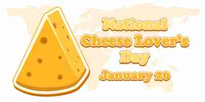 Vector gratuito icono del día nacional de los amantes del queso
