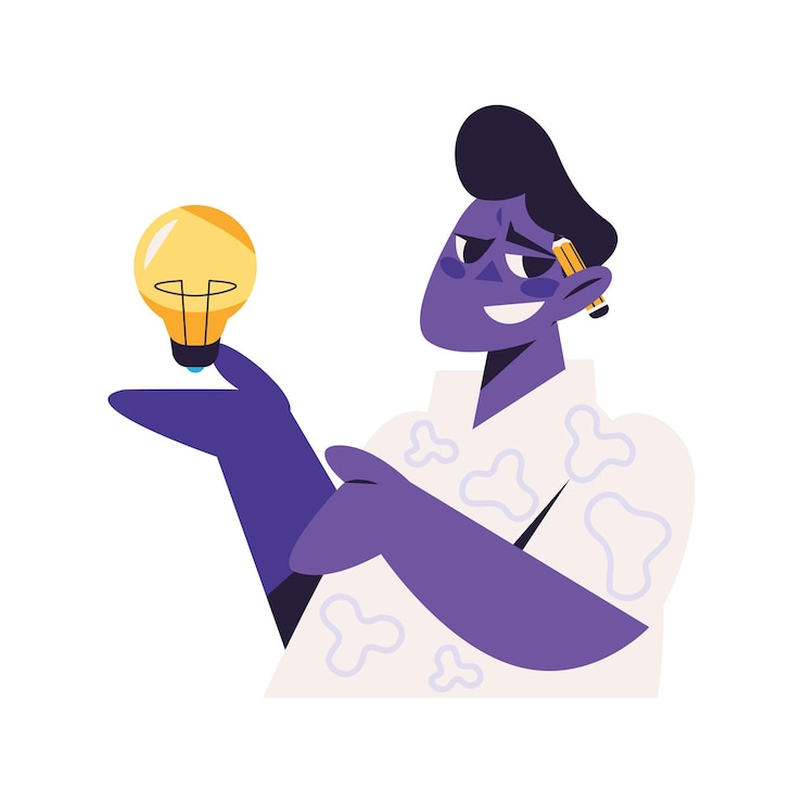 Vector gratuito icono de diseño y creatividad tipo aislado