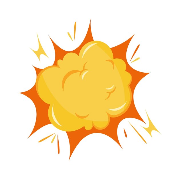 icono de efecto de explosión