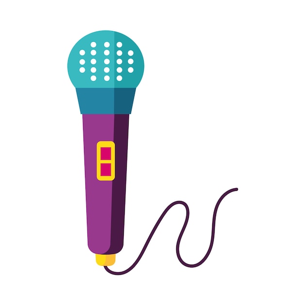 icono de equipo de micrófono