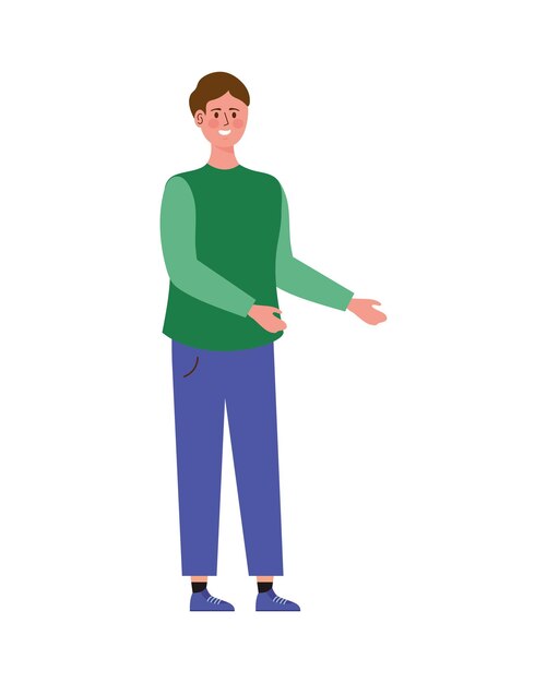 icono de hombre de pie