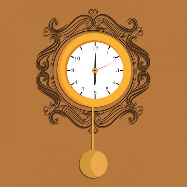 Vector gratuito icono de hora y reloj