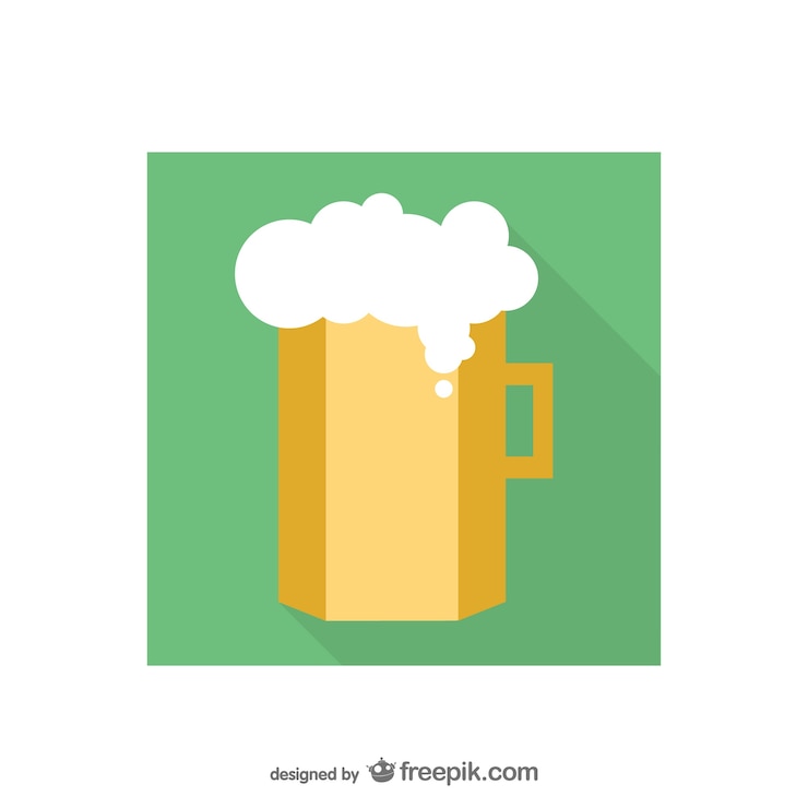 Vector gratuito icono de jarra de cerveza