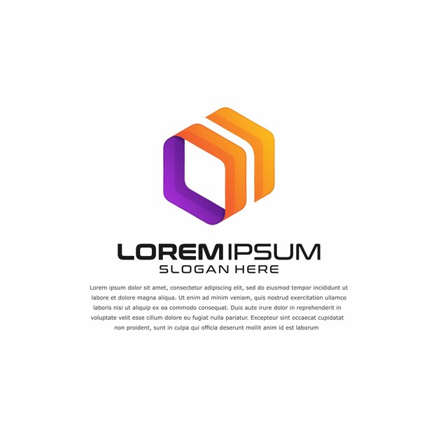 Ícono del logotipo Geometri colorfuel