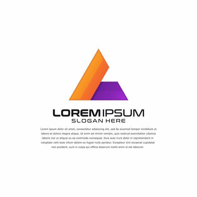 Ícono del logotipo Geometri colorfuel
