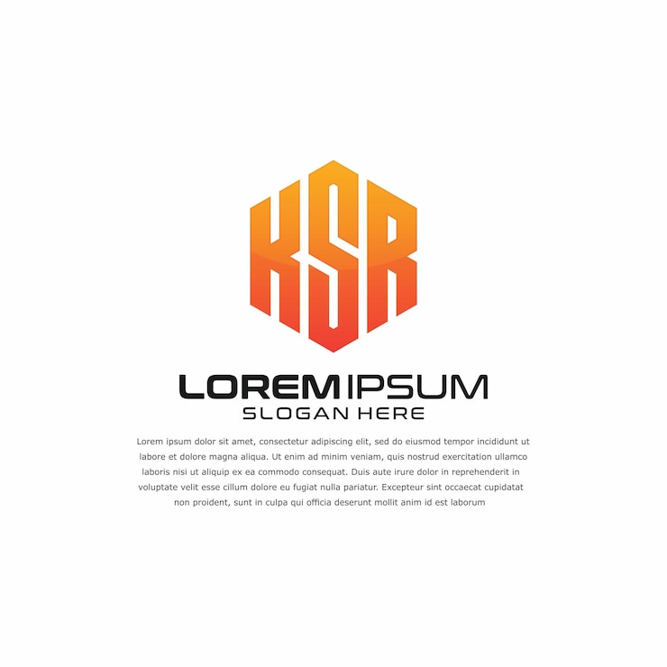 Vector gratuito ícono del logotipo geometri colorfuel