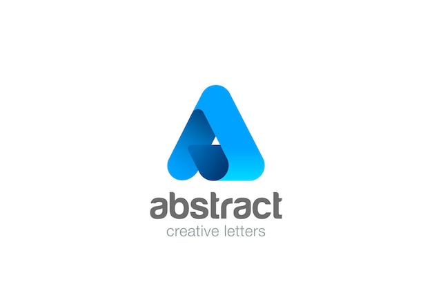 Icono de logotipo letra A corporativa.