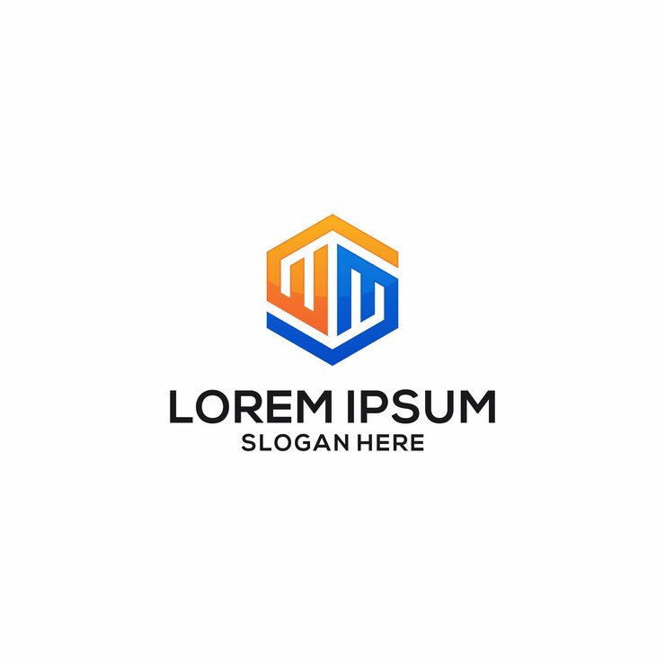 Vector gratuito ícono del logotipo de wm