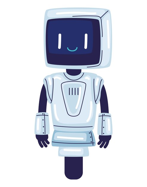 icono de la máquina de tecnología robot ai