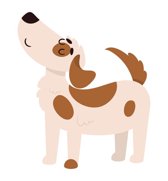 El icono de la mascota del perro