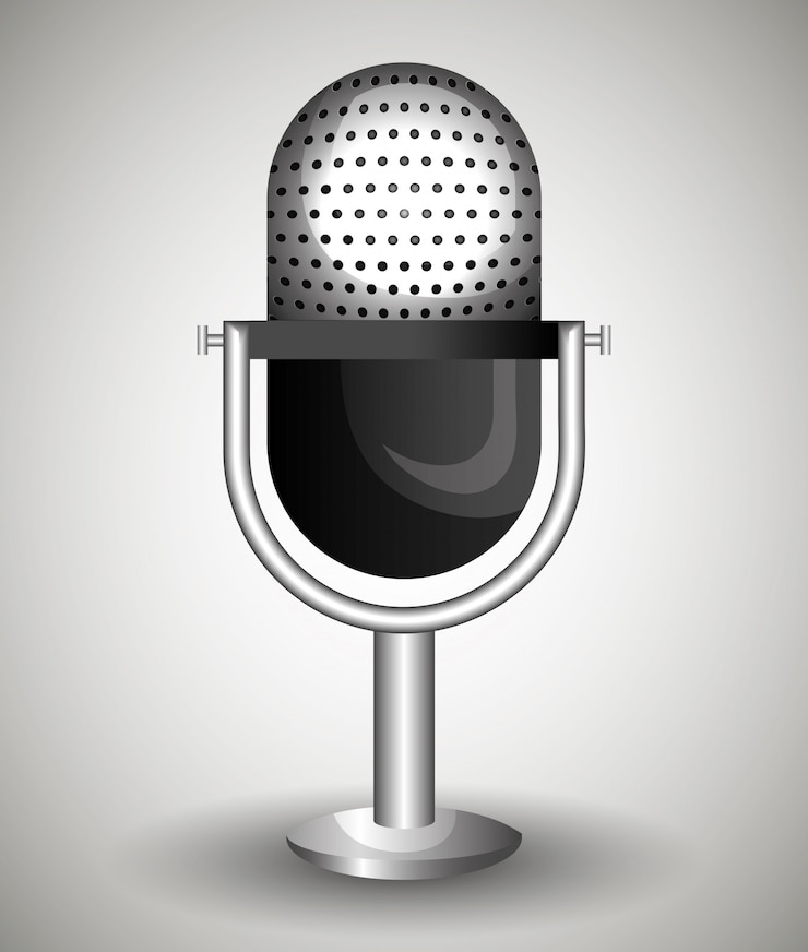 Vector gratuito el icono del micrófono