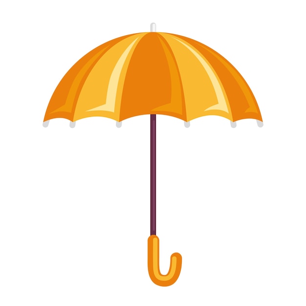 icono de paraguas abierto ilustración aislada