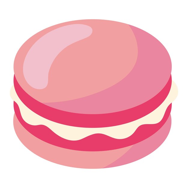 icono de postre dulce macarrón