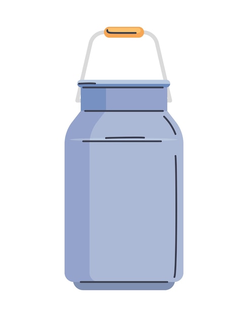 icono de producto lácteo de la cantina de leche