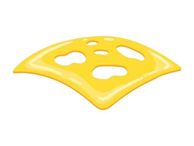 icono de producto lácteo en rodajas de queso