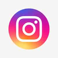 Vector gratuito icono de redes sociales de vector de instagram. 7 de junio de 2021 - bangkok, tailandia