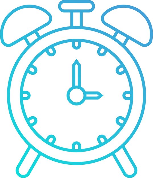 El icono del reloj de alarma