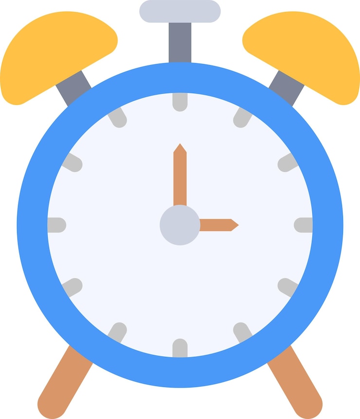 Vector gratuito el icono del reloj de alarma