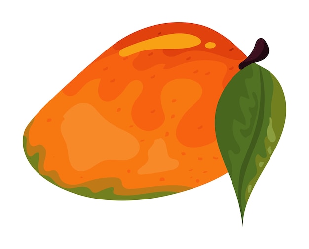 Icono saludable de fruta de mango fresco