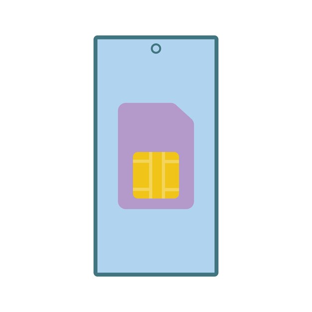 El icono de la Sim