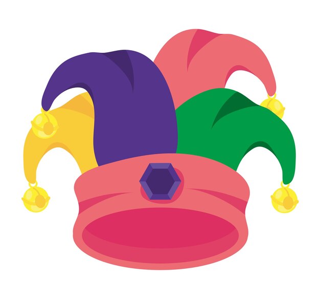 El icono del sombrero del bufón