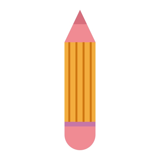 icono de suministro de lápiz de color aislado