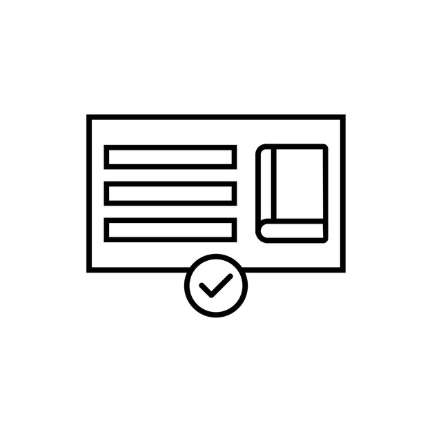 El icono de la tarjeta de la biblioteca