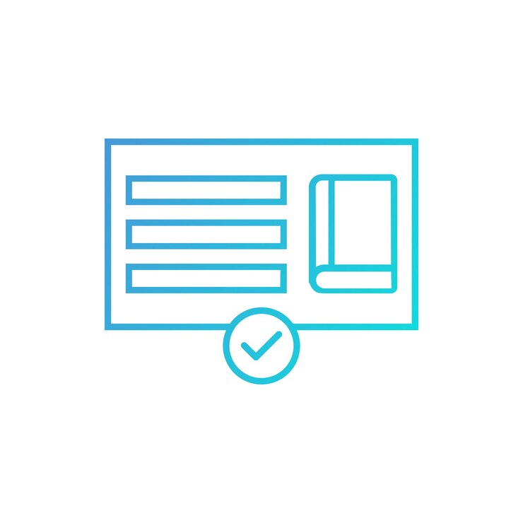 Vector gratuito el icono de la tarjeta de la biblioteca