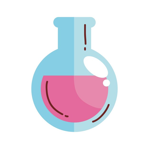 icono de tubo de ensayo de química