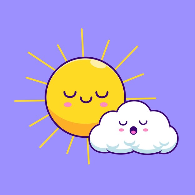 Icono vectorial de dibujos animados Ilustración de la naturaleza Icono de vacaciones aislado plano