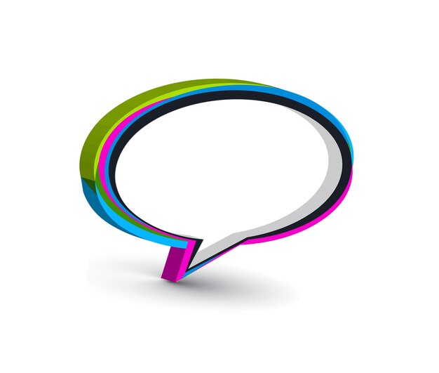 Icono de ventana de Messenger Ilustración vectorial aislada sobre fondo blanco