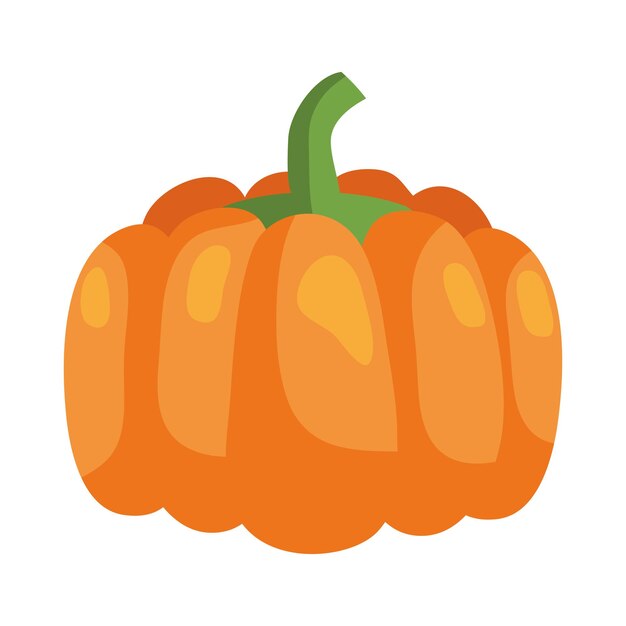 el icono de las verduras frescas de calabaza