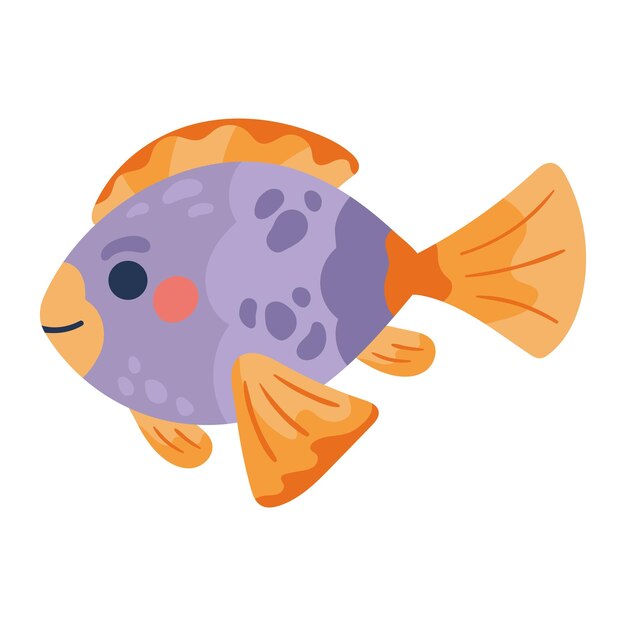 icono de vida marina de peces