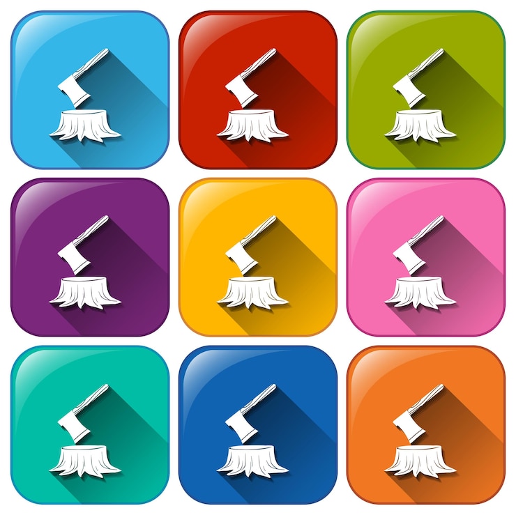 Vector gratuito iconos de acampada