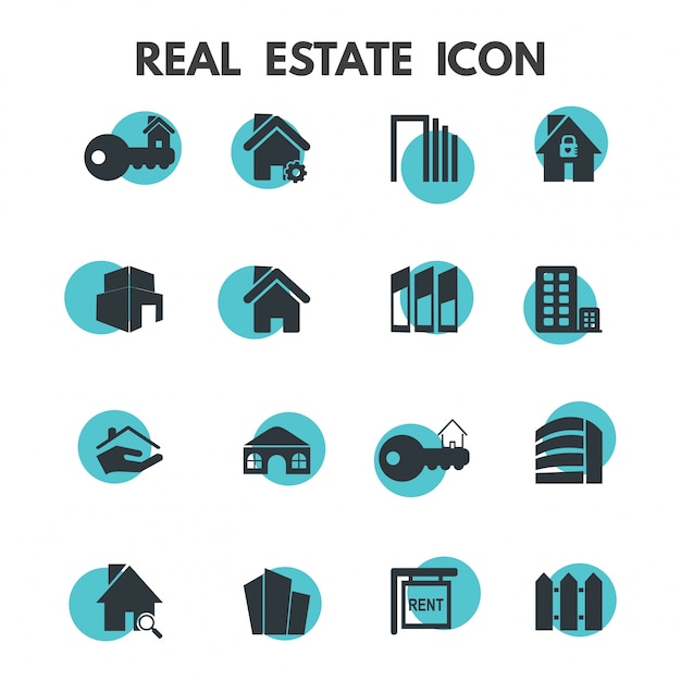 Iconos de bienes raíces