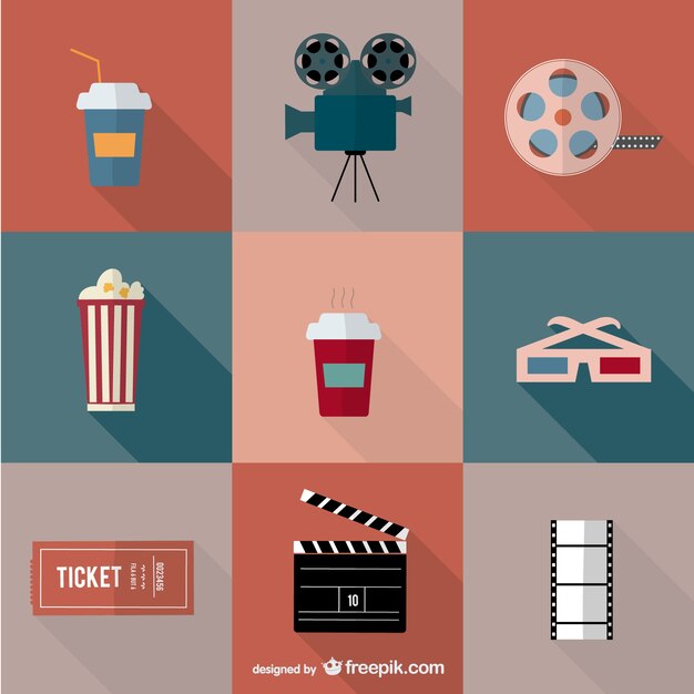 Iconos de cine retro