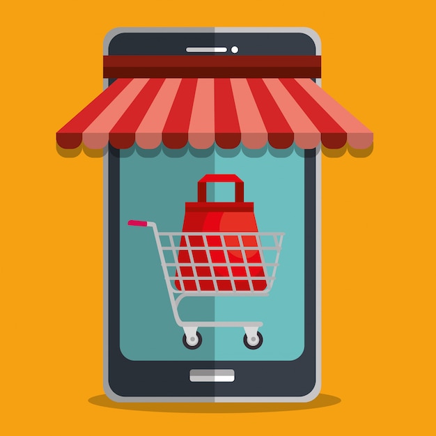 iconos de conjunto de comercio electrónico