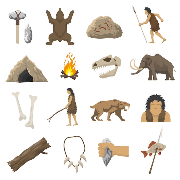 Iconos de la edad de piedra