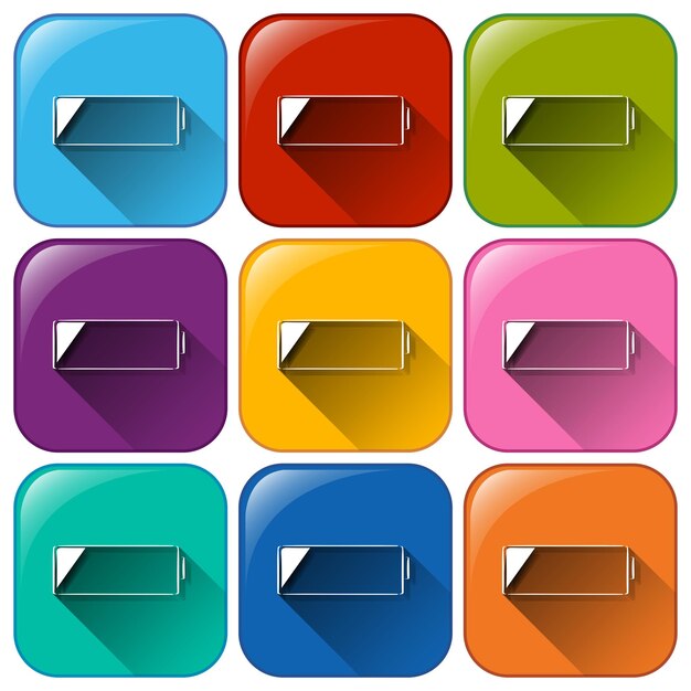 Iconos de energía