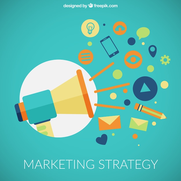 Iconos de estrategia de marketing