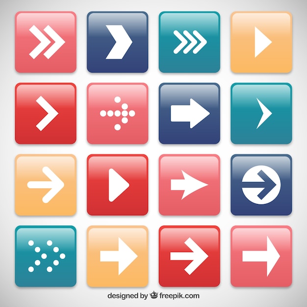 Iconos de la flecha