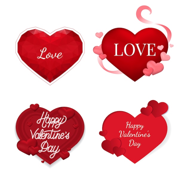 Iconos de ilustración del día de San Valentín