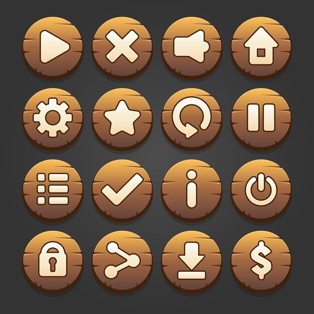 Iconos para juego