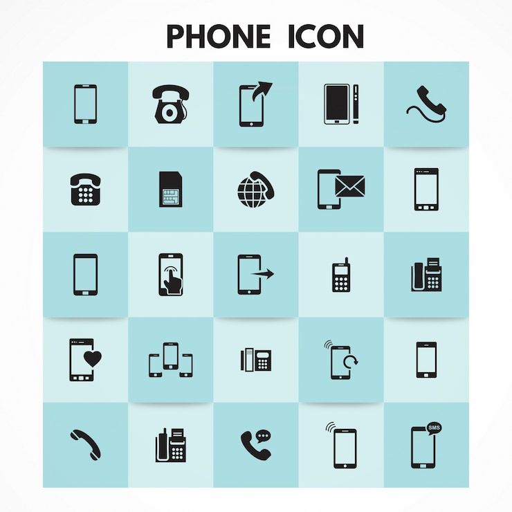 Vector gratuito iconos de medios y comunicación