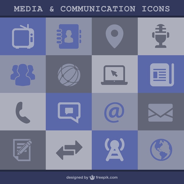 Iconos de medios de comunicación