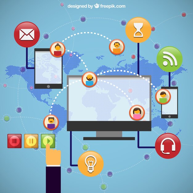 Iconos Sociales infografía
